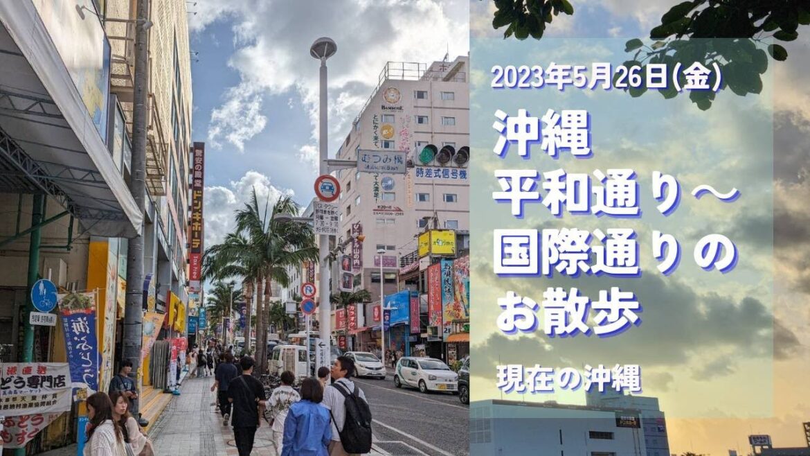 沖縄・平和通り～国際通りのお散歩 2023/5/26