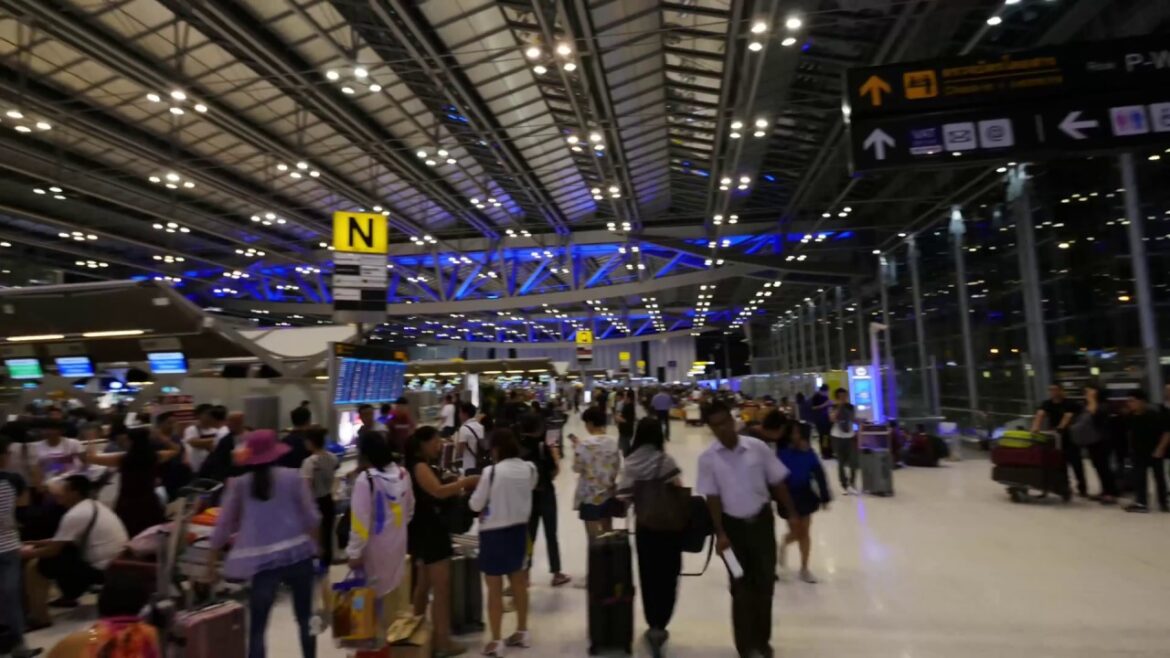 🔴 BANGKOK Airport | NEW 🔴 Suvarnabhumi | Check in | Baggage | Departure Hall | Duty Free