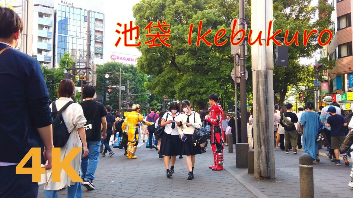 【4k】Tokyo walk-Ikebukuro🌞池袋を散歩　5/27