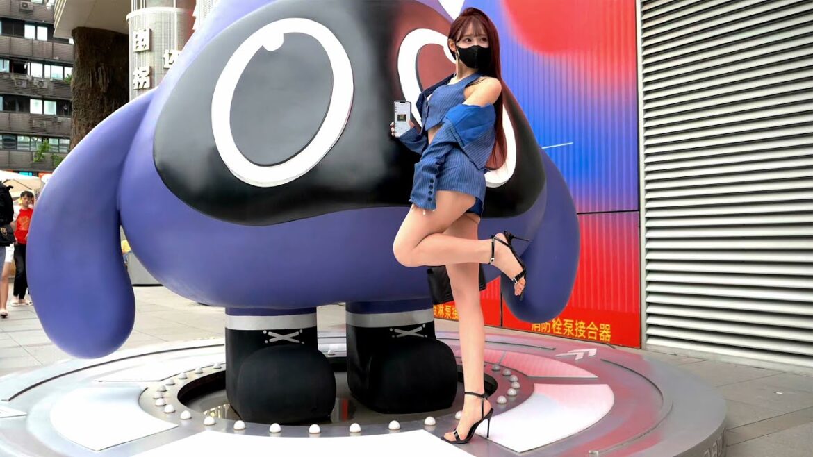 4K HDR 街拍成都太古里，捕捉最靓丽的身影｜ChengDu, nightlife, Exploring China, 4K China street #街拍#成都街拍#China