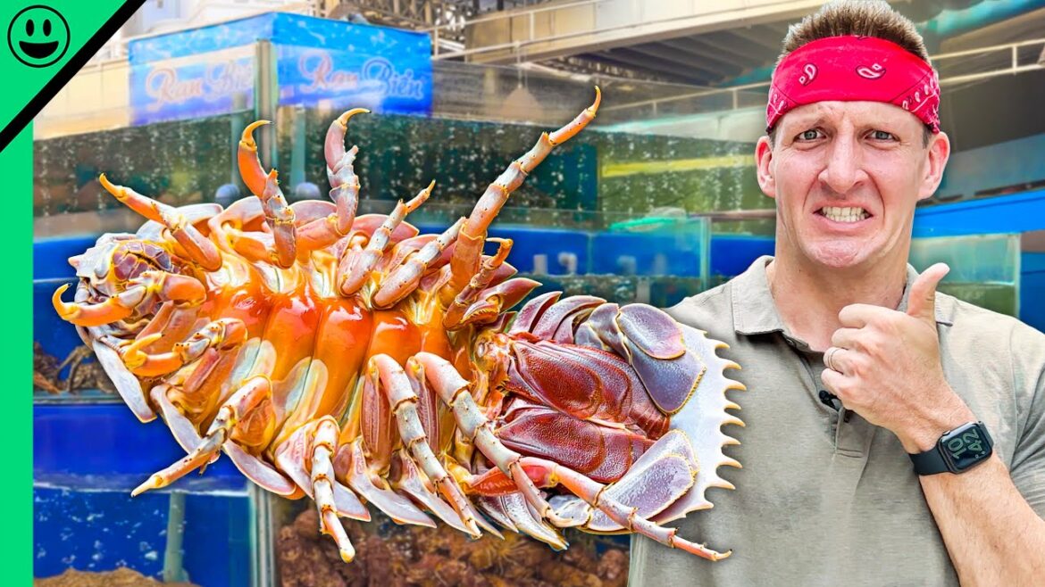 Japanese Chef Cooks Giant Sea Cockroach!! Nightmare Food Challenge!! Japanese Chef Cooks Giant Sea Cockroach!! Nightmare Food Challenge!!