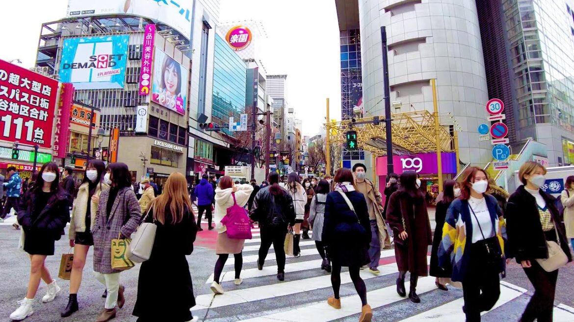 Shibuya in Tokyo, “prevention of spread” is being done ♪ 💖 4K ASMR non-stop 1 hour 02 minutes Shibuya in Tokyo, "prevention of spread" is being done ♪ 💖 4K ASMR non-stop 1 hour 02 minutes