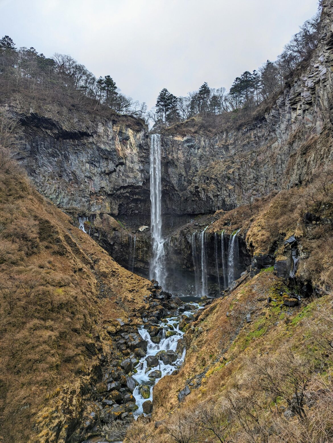 [OC] Kegon Falls in Nikko (April 2023)