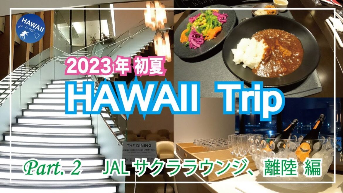 2023年初夏!ハワイ旅行 Part② 【JALサクララウンジ、離陸編】成田空港からハワイへ出発、SAKURA LOUNGで名物カレー│免税店の様子│機内食を紹介<12泊14日HAWAII TRIP> 2023年初夏!ハワイ旅行 Part② 【JALサクララウンジ、離陸編】成田空港からハワイへ出発、SAKURA LOUNGで名物カレー│免税店の様子│機内食を紹介<12泊14日HAWAII TRIP>