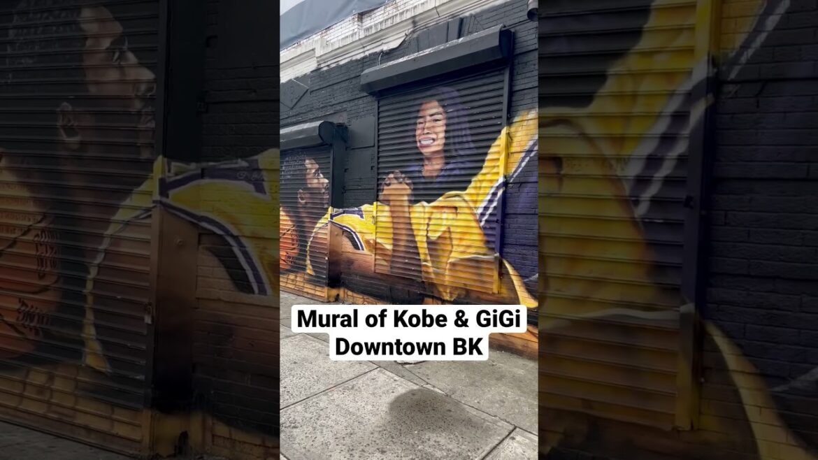 Kobe & GiGi mural #trending #video #explore #kobebryant #nba #basketball