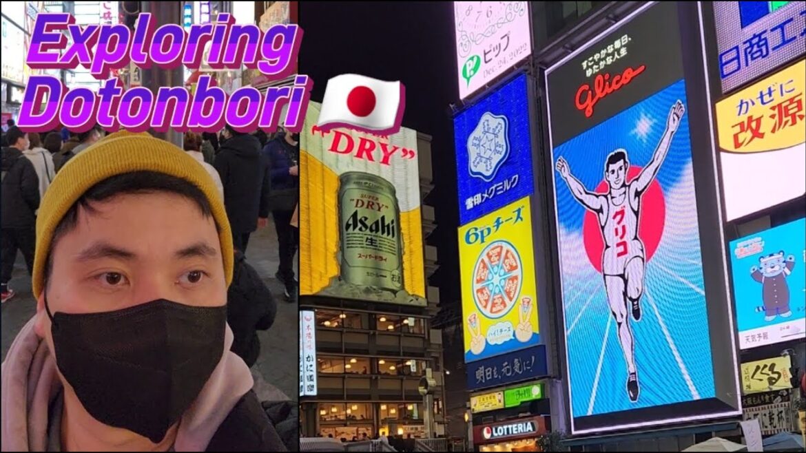 Seeing The Bright Lights of Dotonbori District in Osaka Japan! | Bud TV Japan Vlogs