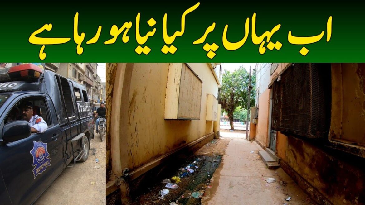 Karachi development works at famous food street @focus with fahim Karachi development works at famous food street @focus with fahim