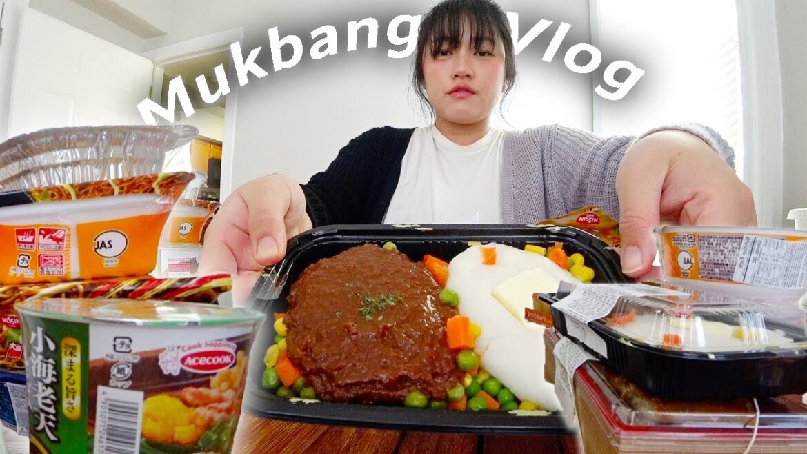 Mukbang Vlog | Japanese Market Food Haul+Homemade curry+BEST SoonDae Mukbang Vlog | Japanese Market Food Haul+Homemade curry+BEST SoonDae