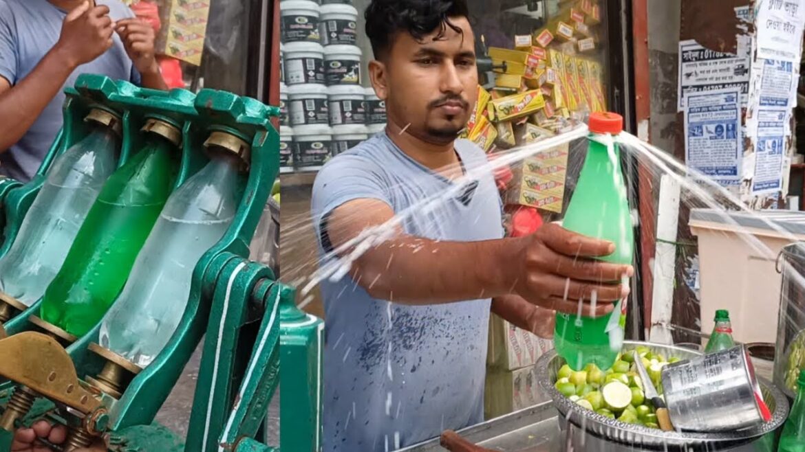 Indian Lemon Soda Making in Dhaka | Bangladeshi Street Food