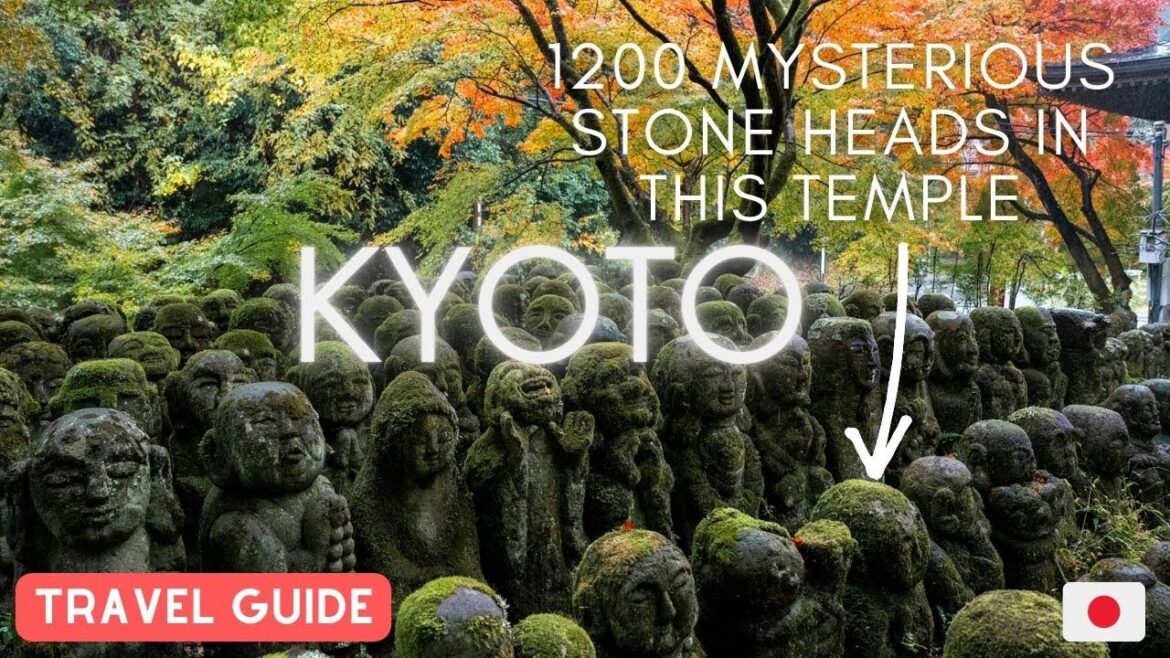 Bizarre Temple with 1200 Stone Heads 🗿 Hidden in Kyoto, Japan 🇯🇵⛩️ #japan #travel #vlog