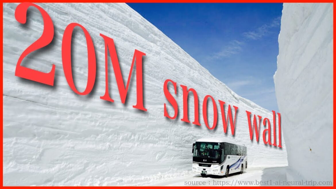 【20m】💰Over $720,000 for snow removal⛄Snow Wall Walk in Japan 【20m】💰Over $720,000 for snow removal⛄Snow Wall Walk in Japan