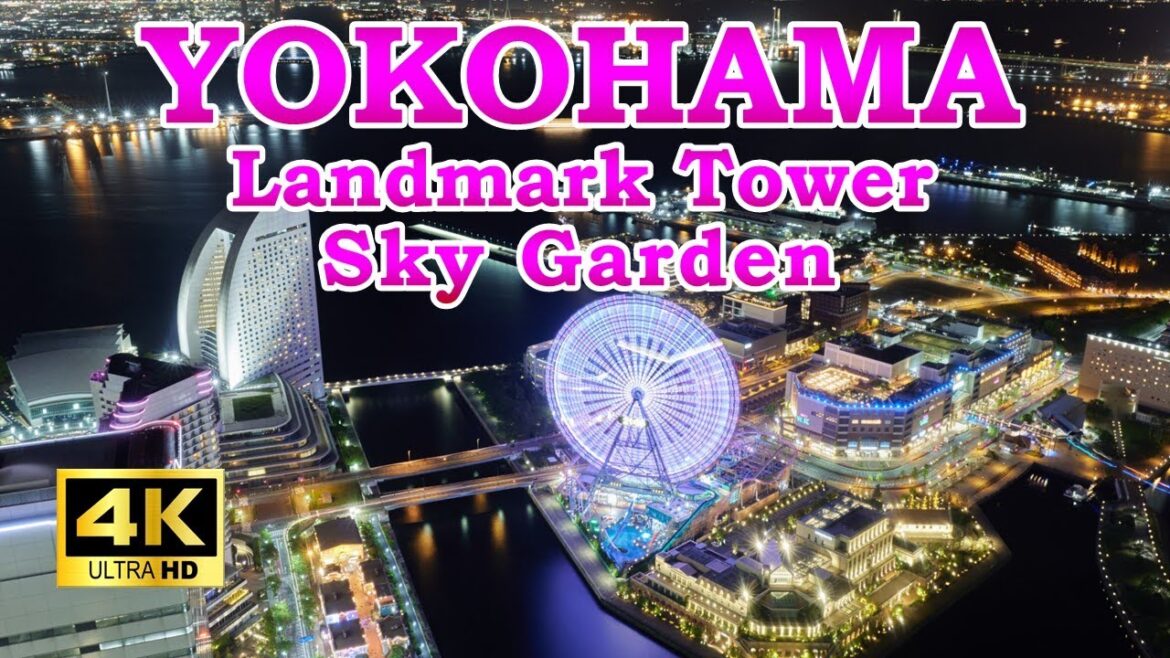 【4k🇯🇵】Yokohama Landmark Tower: Beautiful night skyline and aquarium from the top of Yokohama!