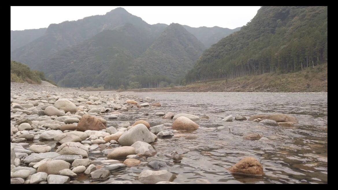 【道の駅】透き通った川と透き通った空気 瀞峡街道 熊野川 world Heritage Kumano River Dorokyo kaido kumanogawa Rest Area Japan