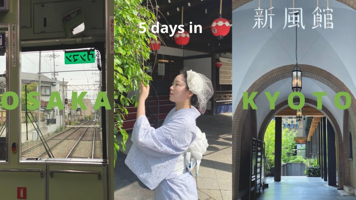 travel vlog 🇯🇵 5 days in Osaka, Kyoto | 일본 오사카, 교토여행 브이로그