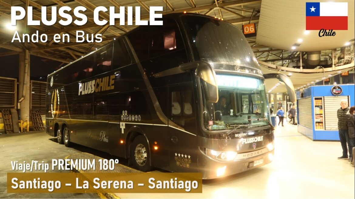 Viaje Pluss Chile PREMIUM SANTIAGO LA SERENA en bus Modasa Zeus 3 Scania KBZC72 | Ando en Bus