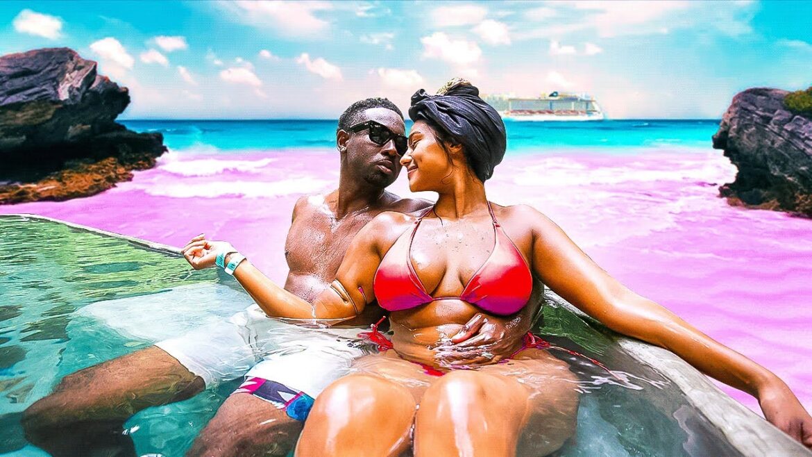 We Took A YACHT To A PINK SAND PRIVATE ISLAND In COSTA RICA