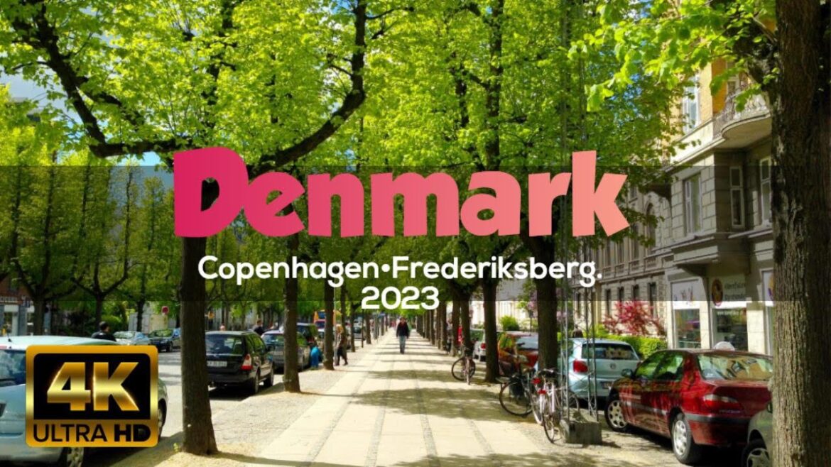 Denmark 🇩🇰|Copenhagen|Frederiksberg 2023 |4k| walking tour #walkingtour #travel #copenhagen