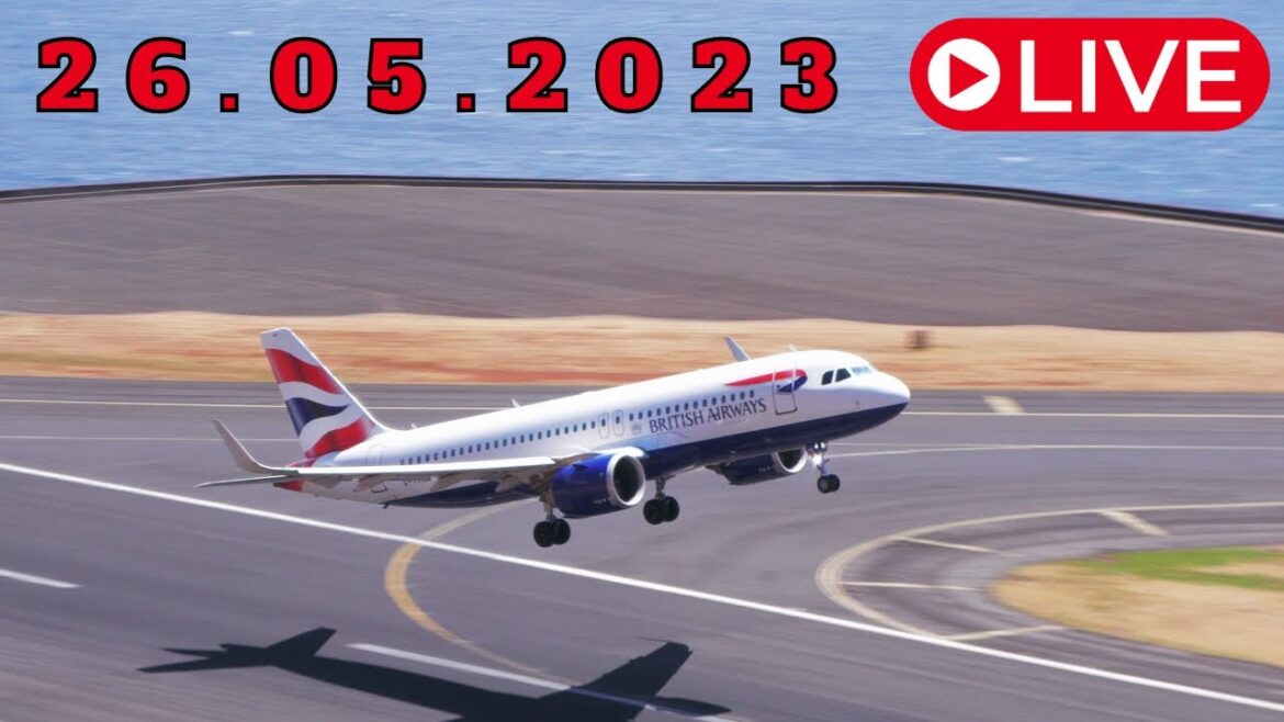 LIVE From Madeira Island Airport 26.05.2023