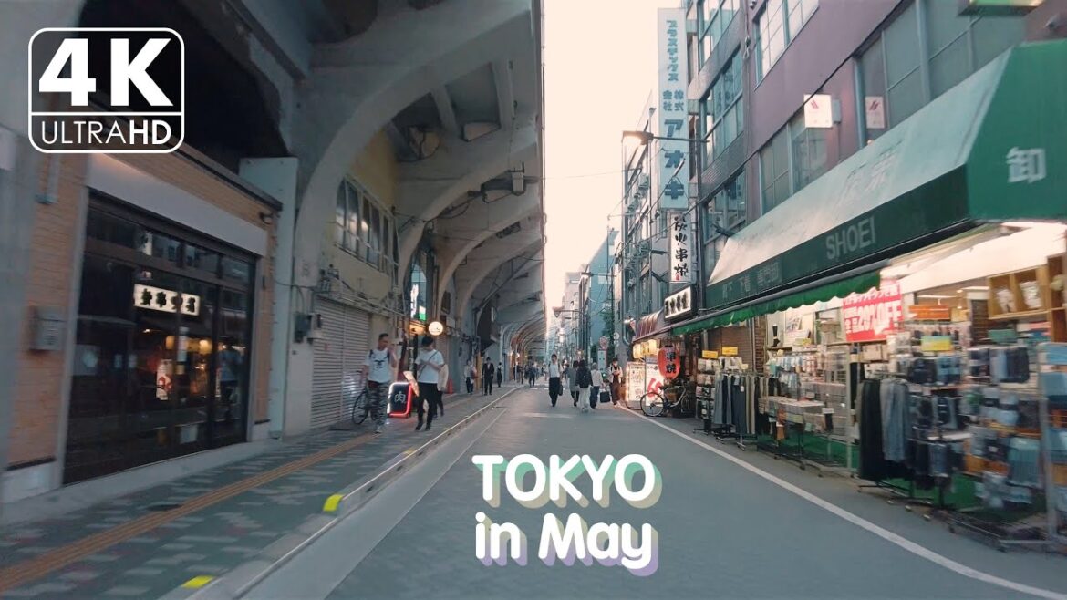 【4K】Asakusabashi→Okachimachi（Binaural Tokyo Sounds / DJI Pocket 2）