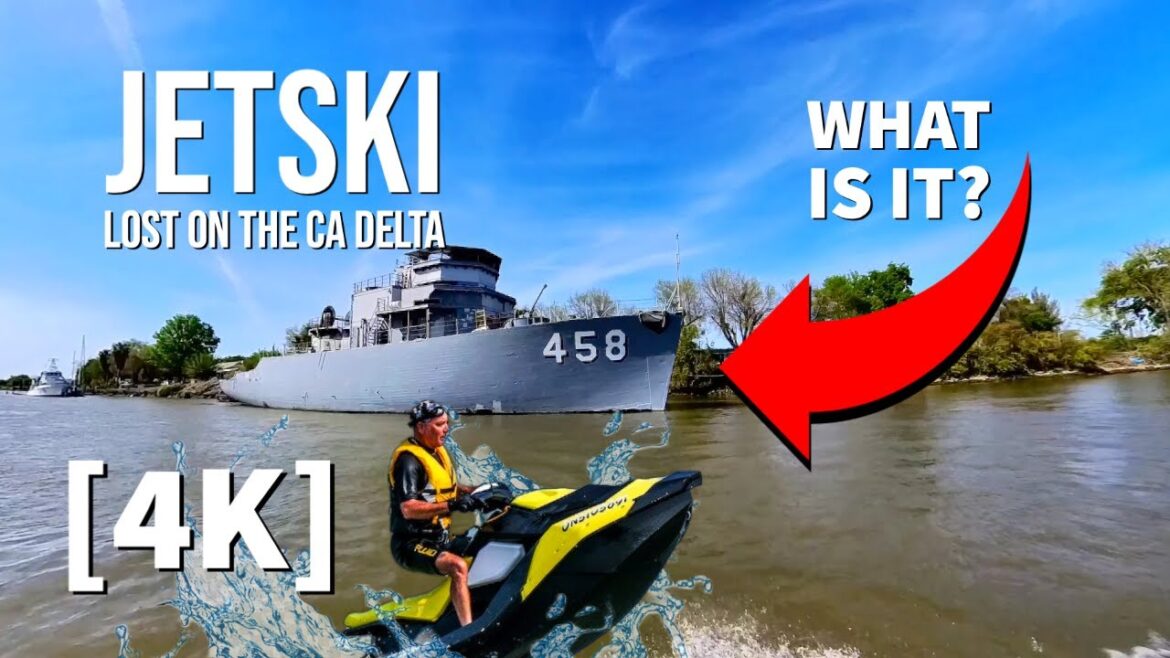 [4K] Exploring the California Delta by Jetski
