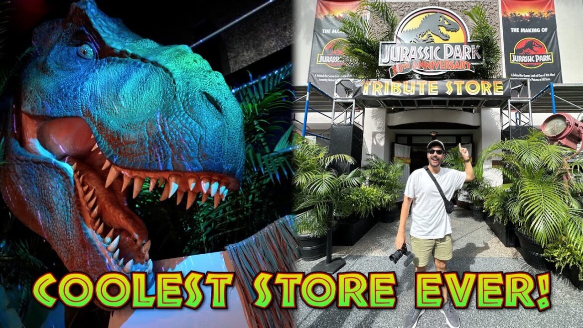 JURASSIC PARK Summer Tribute Store Opens! Universal's Coolest Gift Shop