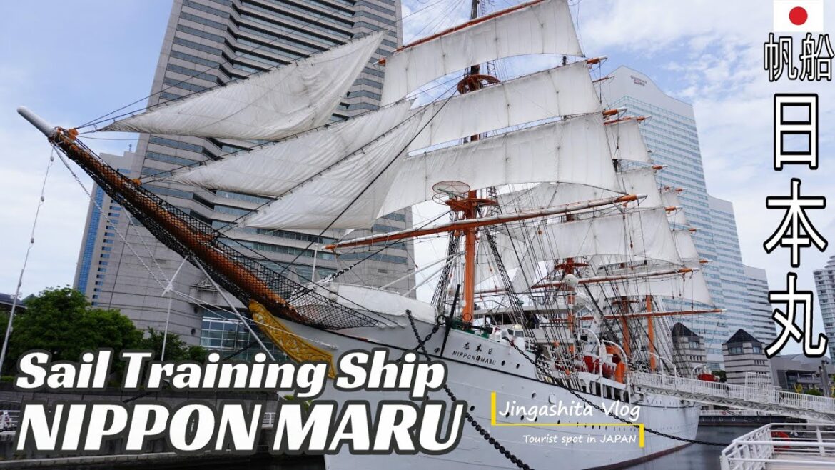 【Trip Vlog】帆船日本丸 総帆展帆　#横浜散歩　Full-sail exhibition sail of the sailing ship Nippon Maru
