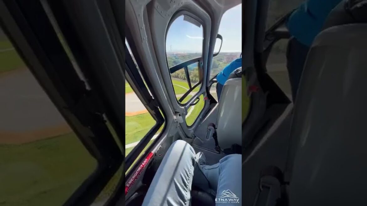 Etna Helicopter Tour / #SHORTS