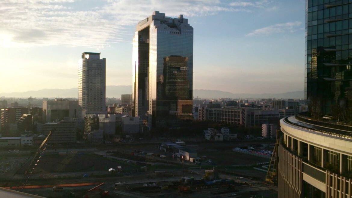 Osaka station city  Umeda Osaka city Japan the 4th March,2017