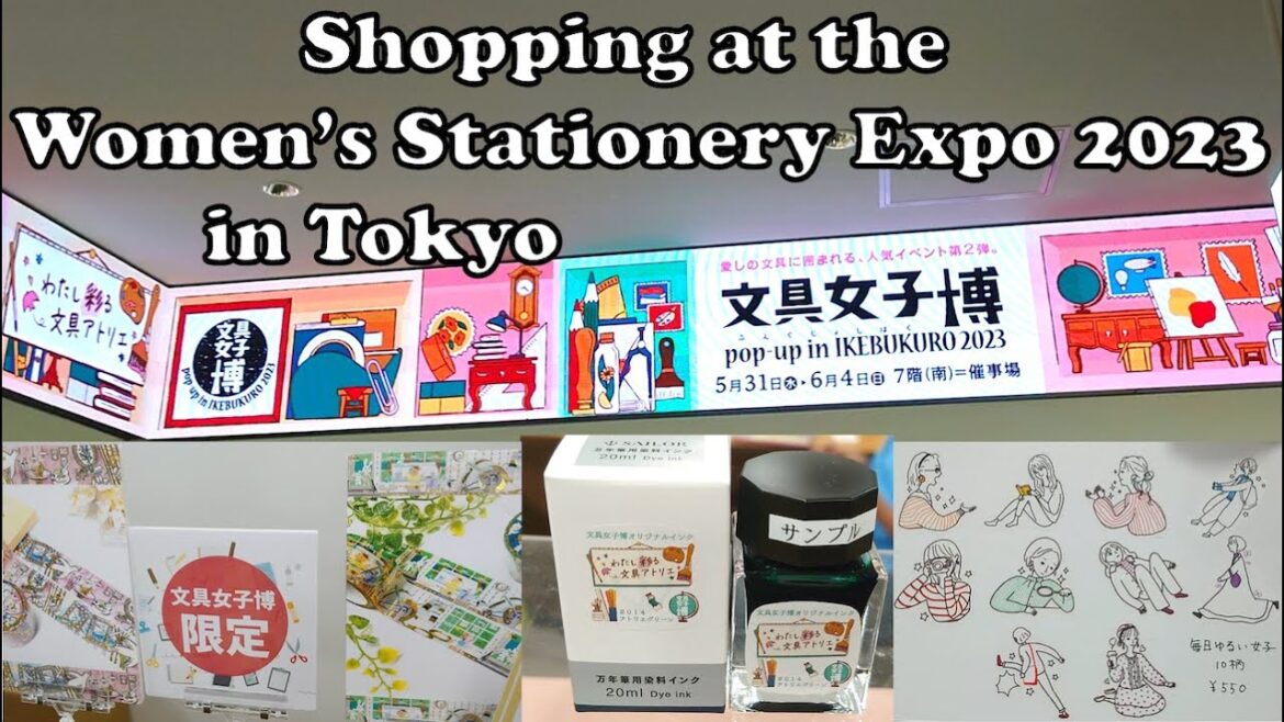 Shop with me Women's Stationery Expo Tokyo 2023 [新作品] 文具女子博池袋Pop Up紹介 #文具女子博 #stationery #shopwithme