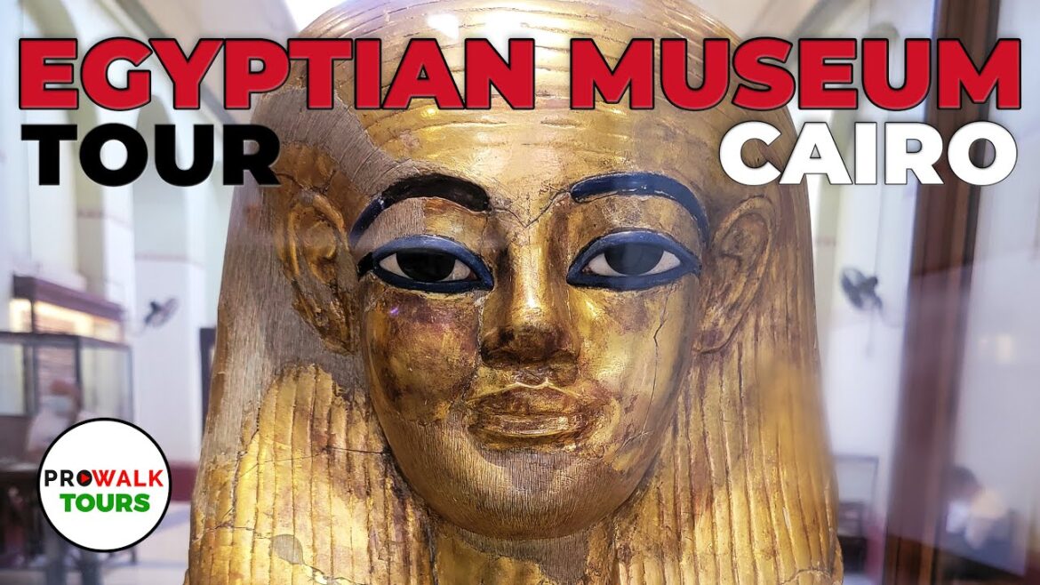 Egyptian Museum Cairo TOUR - 4K with Captions *NEW!*