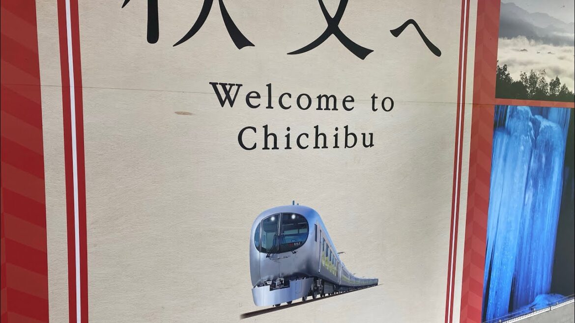 Arriving in Chichibu on Laview train🇯🇵LIVE Walking in Japan