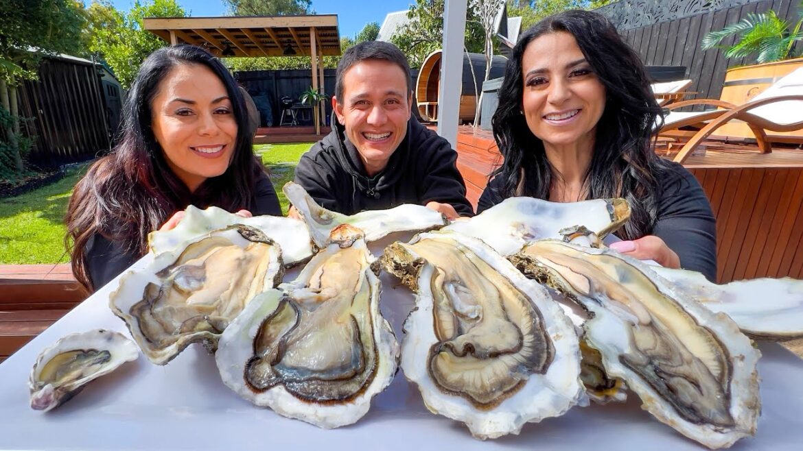Head-Sized OYSTERS!! Aussie BBQ Surf & Turf w/ The Grill Sisters!! Head-Sized OYSTERS!! Aussie BBQ Surf & Turf w/ The Grill Sisters!!