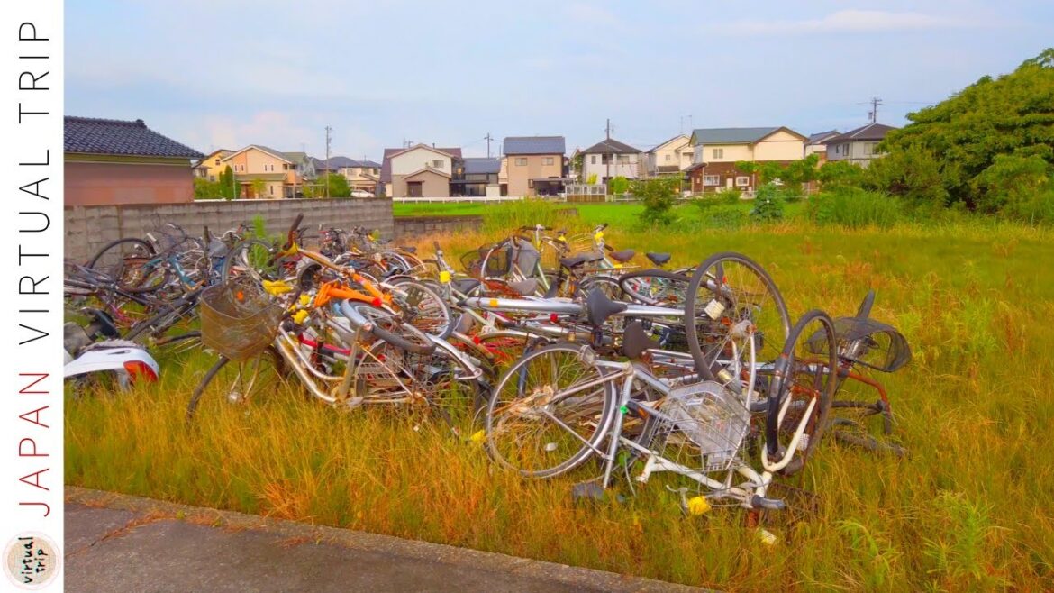 4K Japan Walk - Neighborhood Town | Walking Tour in Toyama   富山