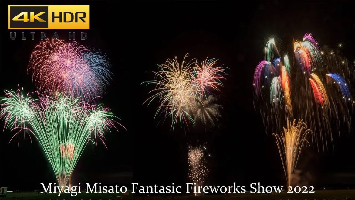 4K HDR | ファンタジック花火ショー | Denen Festival Fantasic Fireworks Show 2022 (Miyagi Japan) | 活き生き田園フェスティバル 4K HDR | ファンタジック花火ショー | Denen Festival Fantasic Fireworks Show 2022 (Miyagi Japan) | 活き生き田園フェスティバル