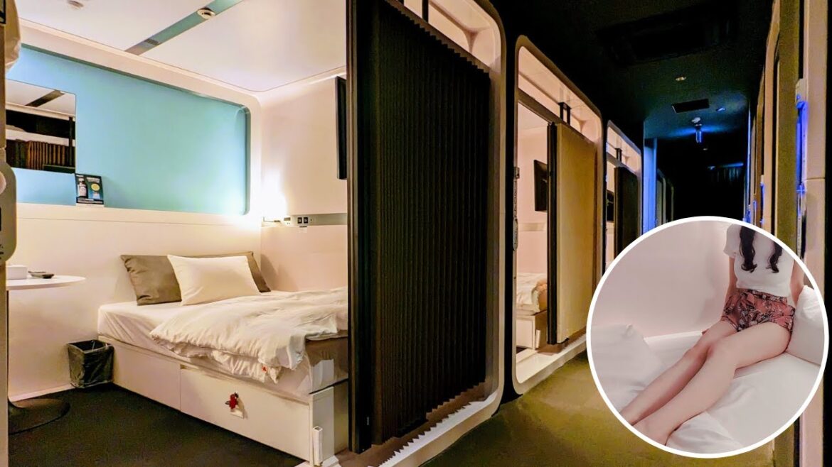 Luxury First Class Capsule Hotel 🛌✨Tokyo, Japan 🇯🇵 FIRST CABIN
