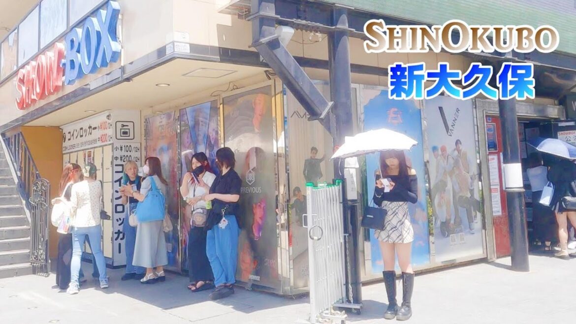 【4K Tokyo Walk】ランチタイムの新大久保を歩く。　Shin-Okubo Walk [東京散歩]
