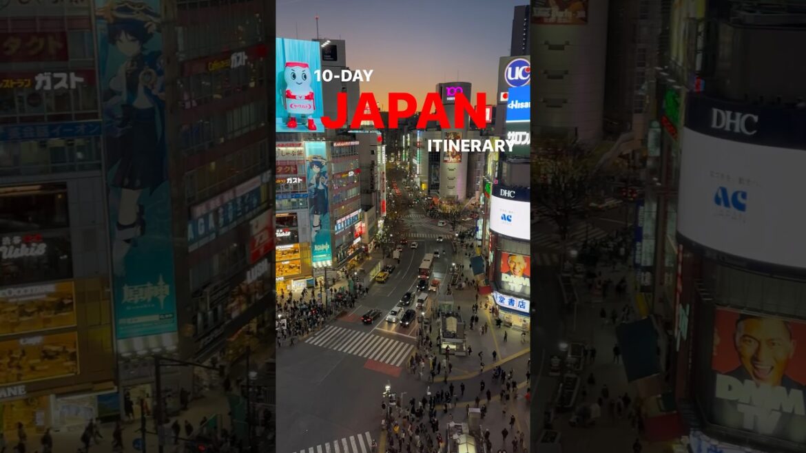 10-Day Japan itinerary for first-timers #japan #japantravel