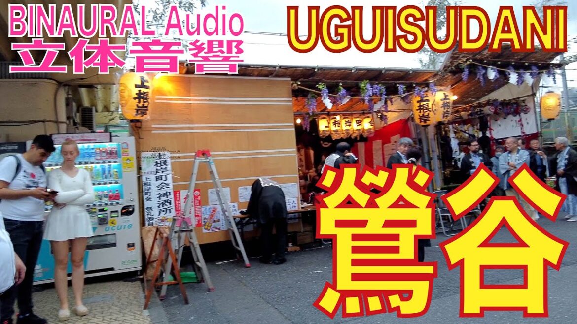 【4K/立体音響】鶯谷 20230512 uguisudani night walking