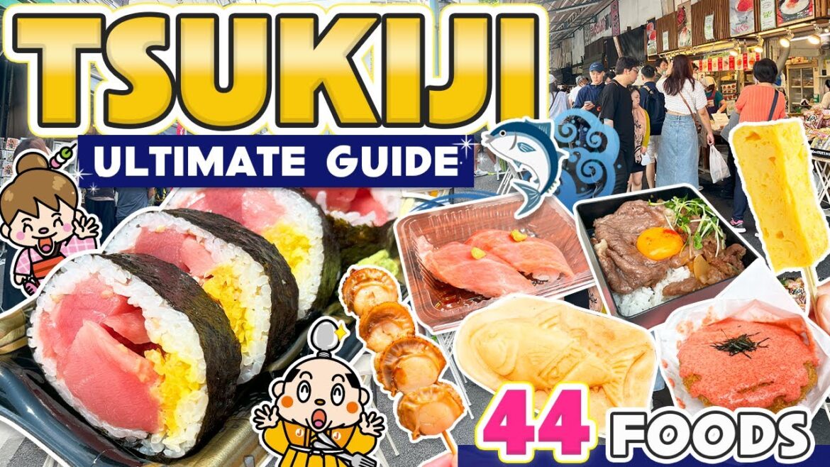 Tsukiji Fish Market Street Food Tour 2023! Tokyo Japan Travel Vlog Tsukiji Fish Market Street Food Tour 2023! Tokyo Japan Travel Vlog