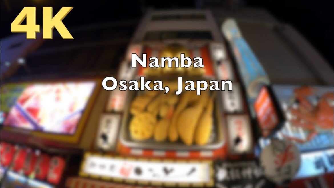 🇯🇵 [4K] Namba Tour in Osaka, Japan