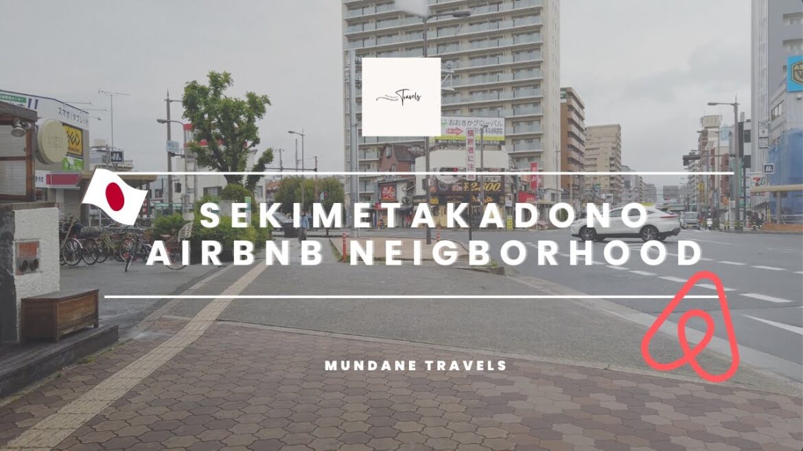 [4K] Osaka Airbnb Neighborhood First Look | Walking Tour | Sekimetakadono Station | Osaka, Japan