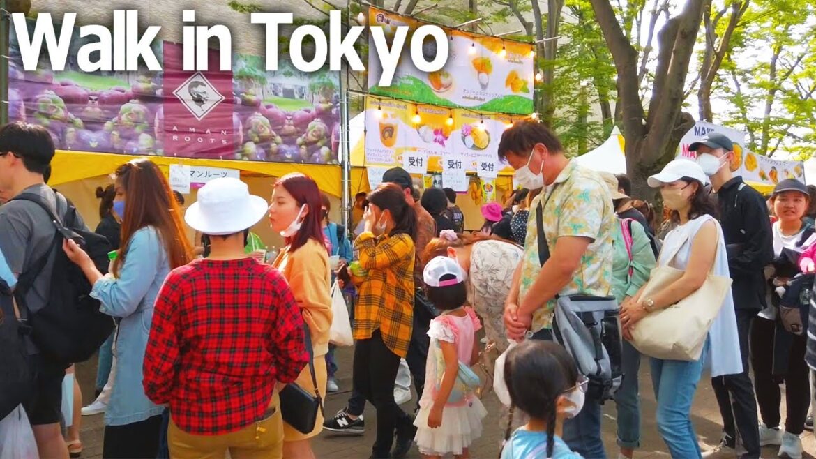 Tokyo - Walking in Yoyogi Park. Thai Festival is a big hit♪ (May 2023)