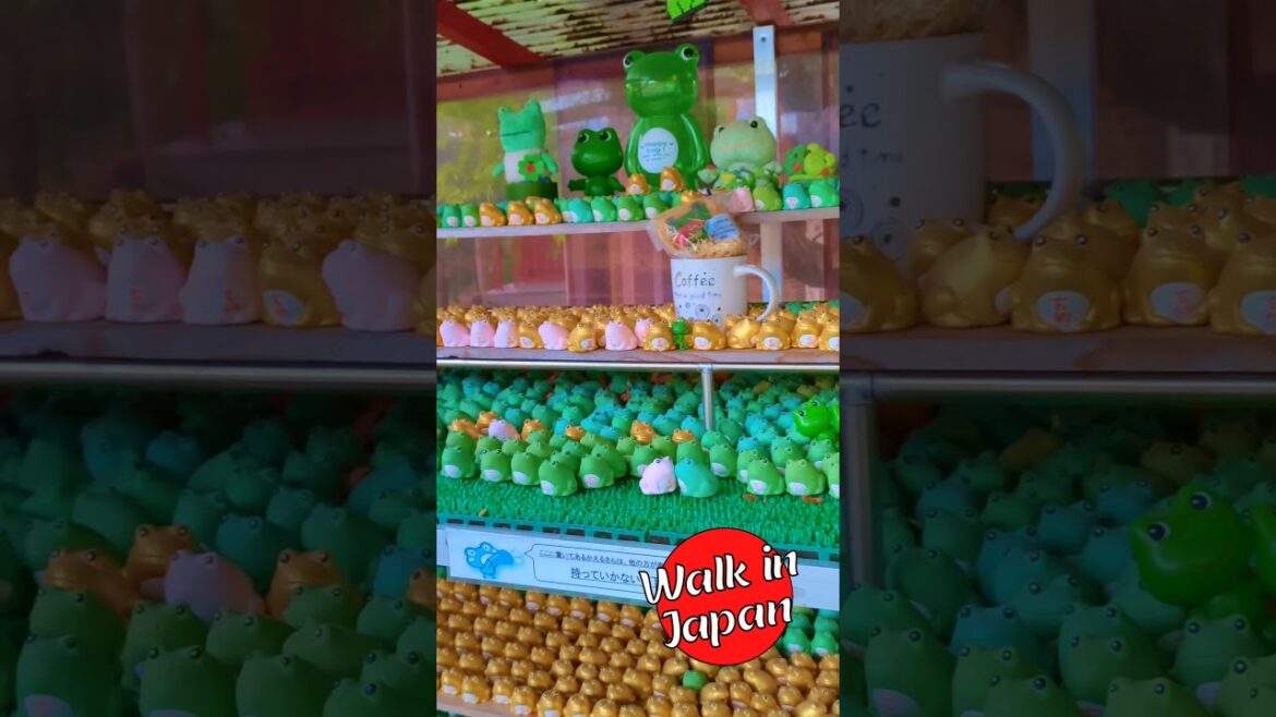 Frog Shrine in Japan #shorts