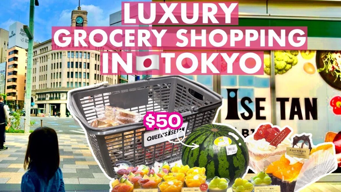 Luxury Grocery Shopping in Tokyo Japan + Department Store Food in Japan Luxury Grocery Shopping in Tokyo Japan + Department Store Food in Japan