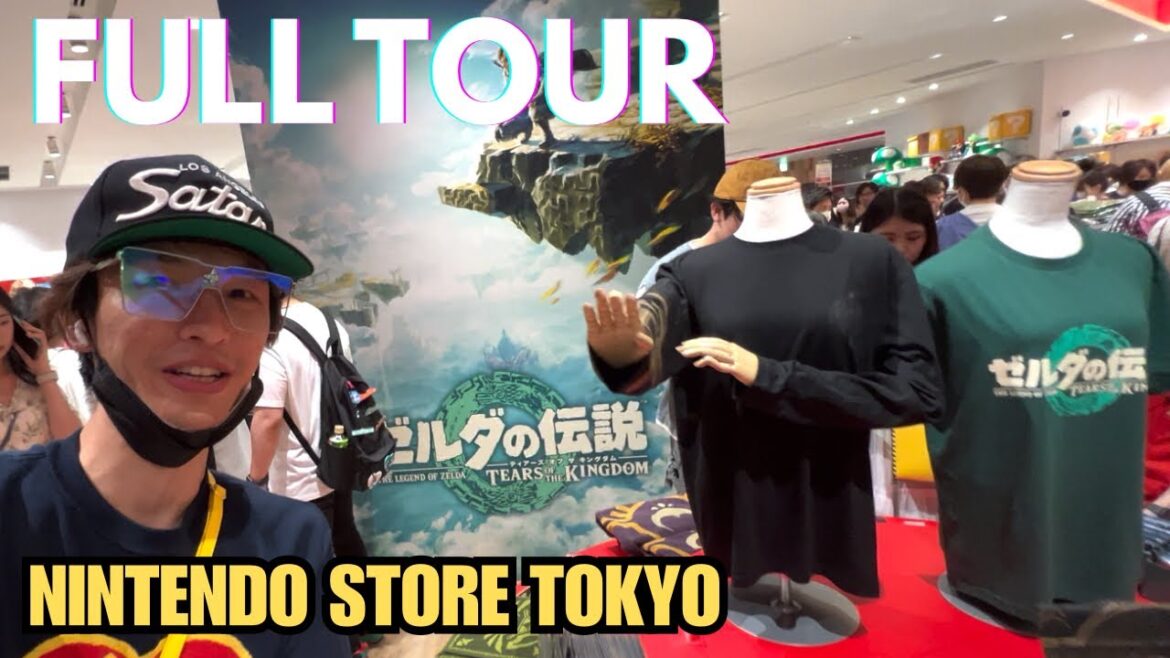 Zelda TOTK Merch Haul | FULL TOUR NINTENDO TOKYO | Pikmin, Kirby, Mario, Splatoon ゼルダの伝説 ピクミン 星のカービィ