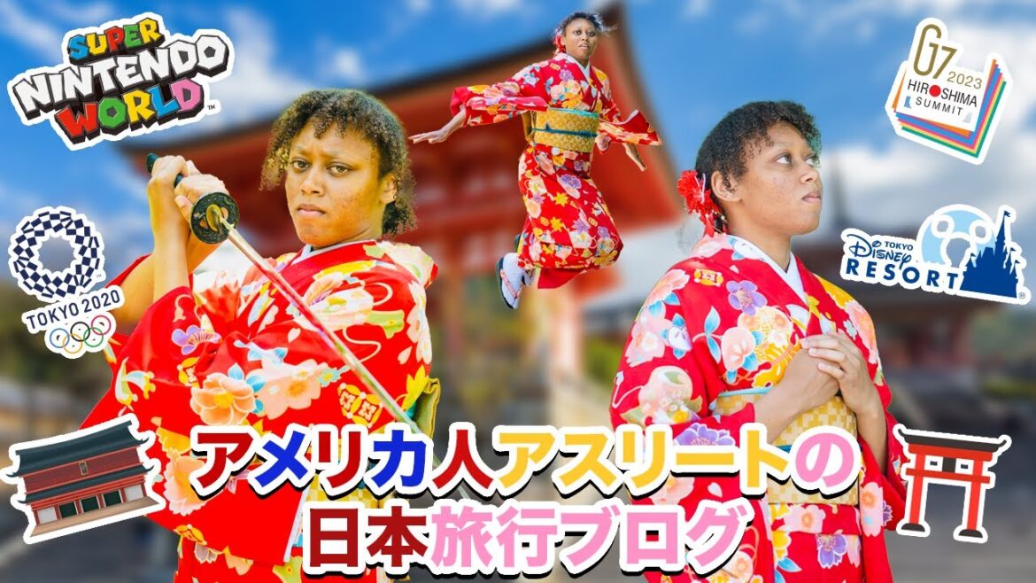 An American Athlete's Japan Travel Vlog [Part 1: Kyoto]