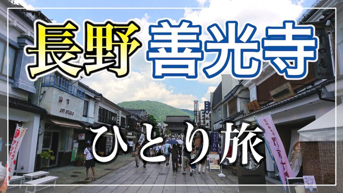 長野 ひとり旅 #1 善光寺編  〜信州旅・蕎麦と地酒と寺参拝〜  旅vlog  [Nagano, Japan]
