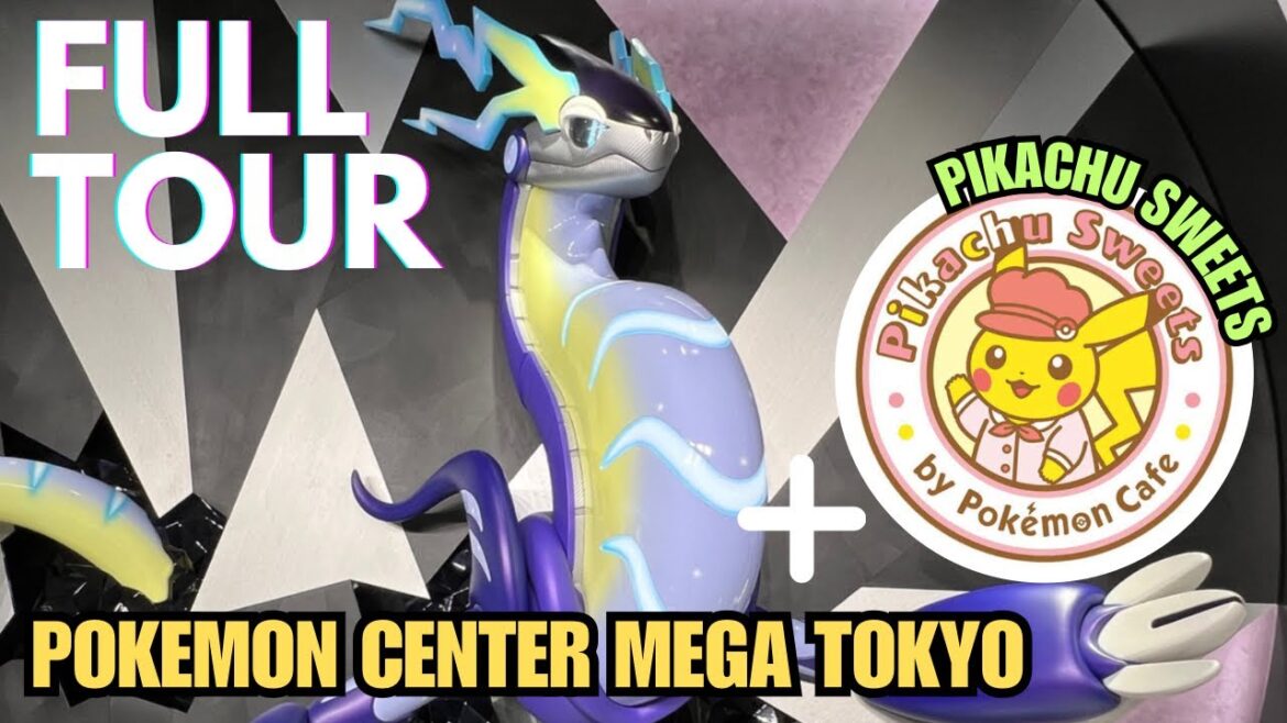 MEET MIRAIDON! FULL TOUR Pokemon Center Mega Tokyo & Pikachu Sweets ポケットモンスター