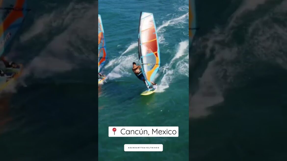 Windsurfing in Cancún 🇲🇽 Windsurfing in Cancún 🇲🇽