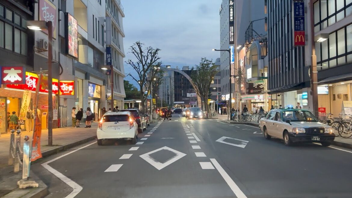 Japan Roads | Toyohashi City Sunset Driving Tour